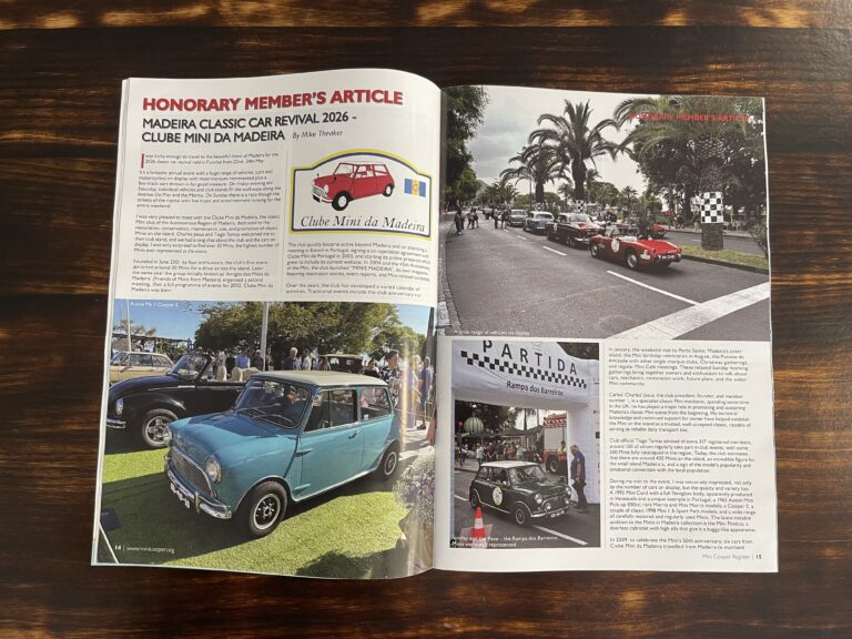 Cooper World Clube Mini Madeira